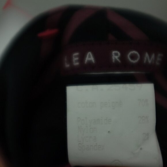 COPY - Lea Rome purple stripe flare pants Slacks Made in France size M - Picture 6 of 8